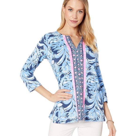 Lilly Pulitzer UPF 50+ Karina Tunic size XS - Picture 6 of 6